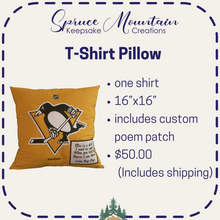 Load image into Gallery viewer, T-Shirt Pillow