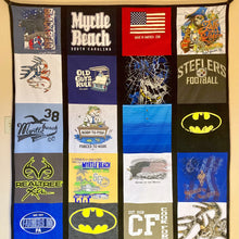Load image into Gallery viewer, Original T-shirt Quilt with Sashing