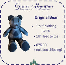 Load image into Gallery viewer, Original Keepsake Bear
