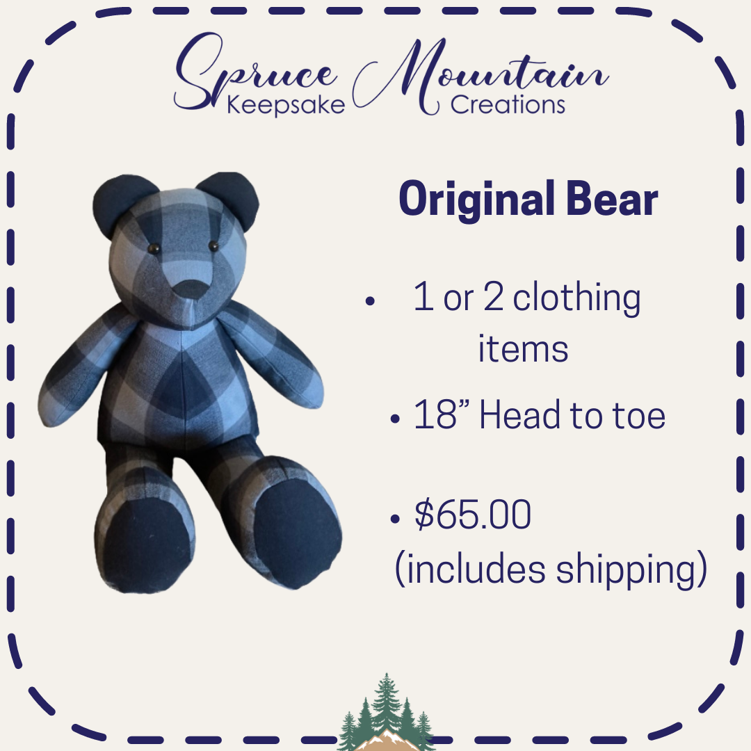 Original Keepsake Bear Spruce Mountain Keepsake Creations