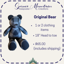 Load image into Gallery viewer, Original Keepsake Bear
