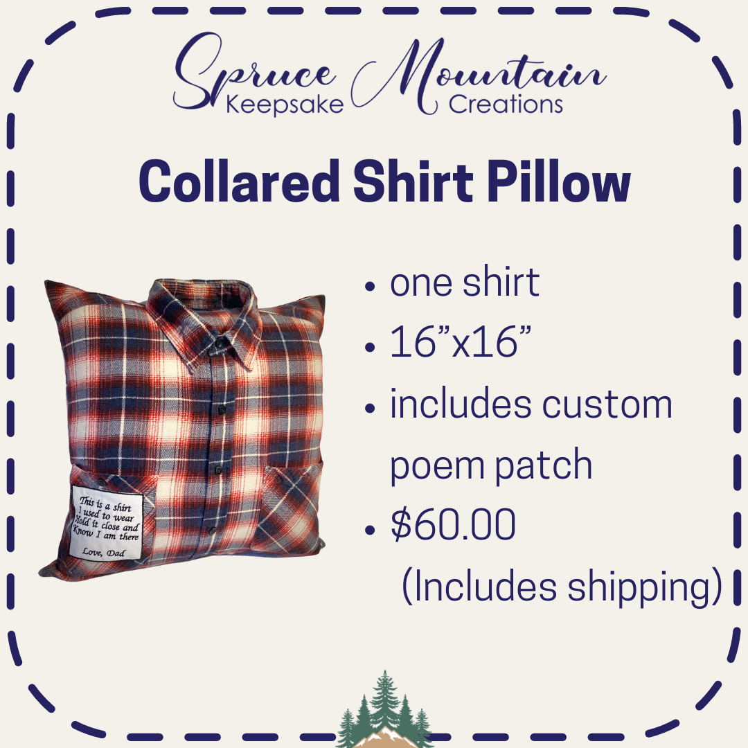 Diy memory outlet shirt pillow