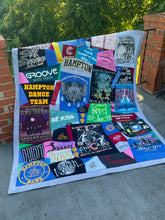 Load image into Gallery viewer, Collage Style T-shirt Quilt
