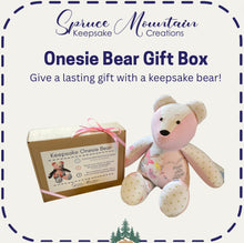 Load image into Gallery viewer, Onesie Bear Gift Box
