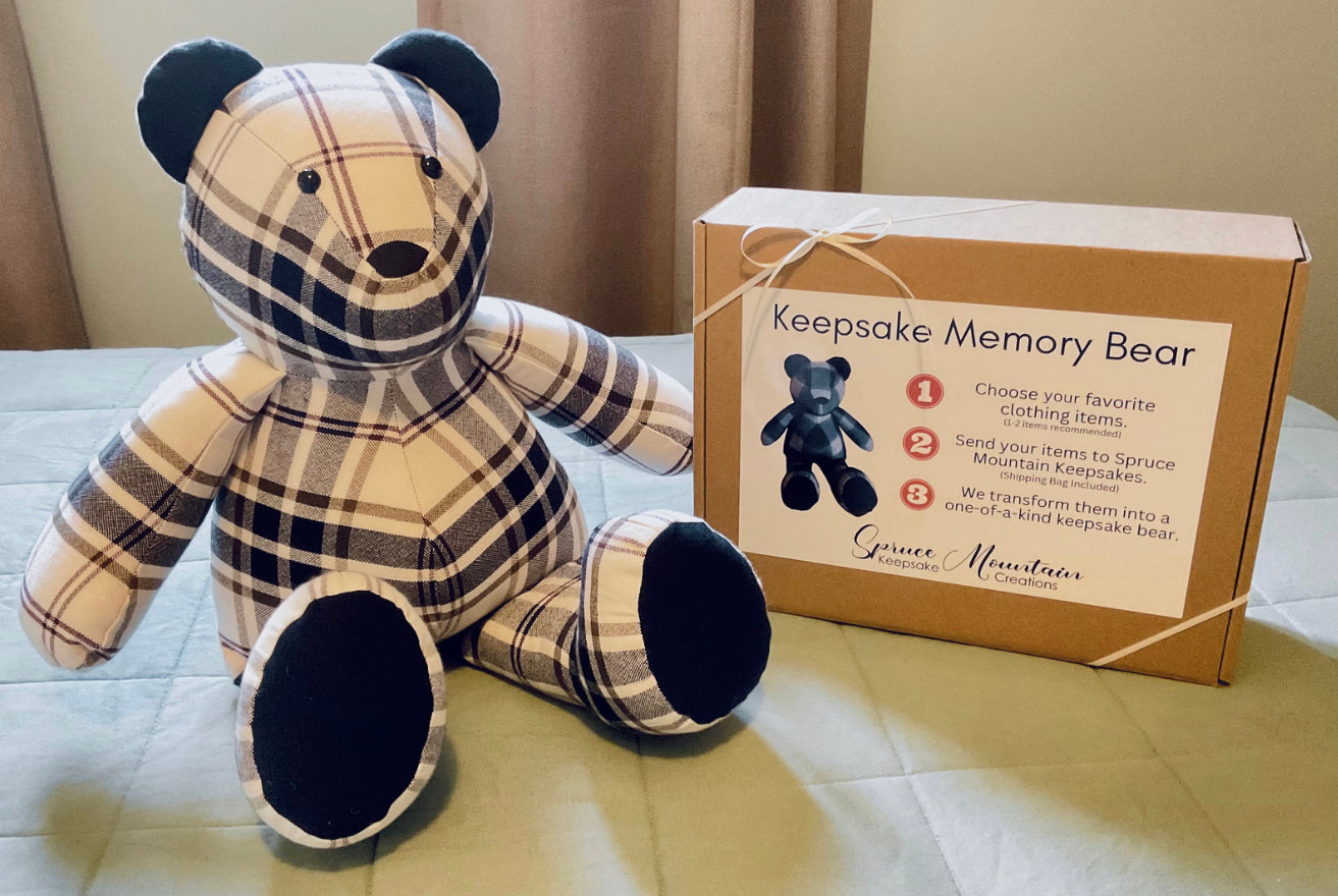 Memory Bear Gift Box – Spruce Mountain Keepsake Creations